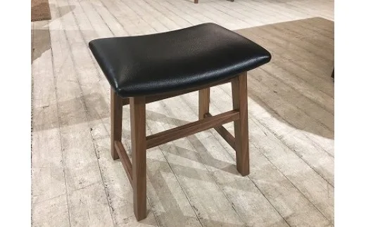 アレッタ40スツール ウォールナット【レグナテック】