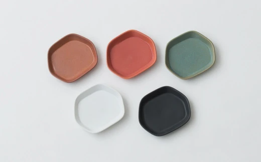 【吉田焼】Voronoi Plate S 5color 5枚セット【224porcelain】
