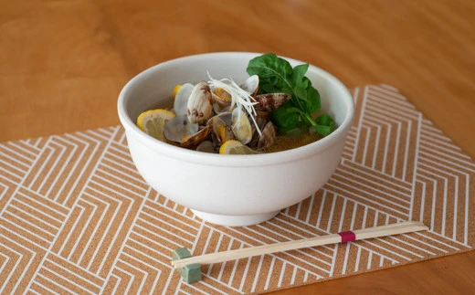 【吉田焼】iomo 麺類用どんぶり (白)【224porcelain】