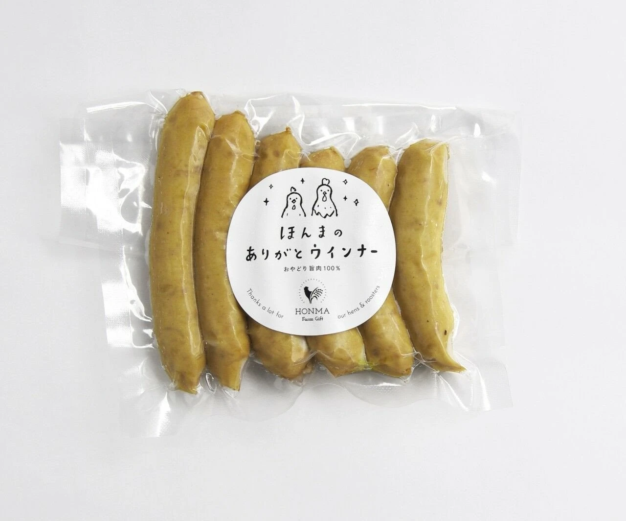 おやどり旨肉100％！ほんまのありがとウィンナー 計36本（6本×6袋）【本間農園】