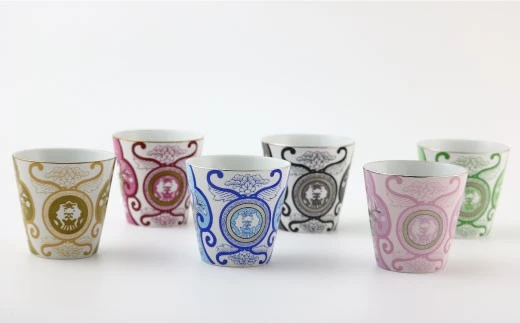 ［有田焼］ロックカップ 古伊万里草花紋6個セット【ARITA PORCELAIN LAB】
